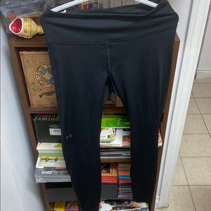 Under Armour Coldgear Compression Jet Black Active Leggings